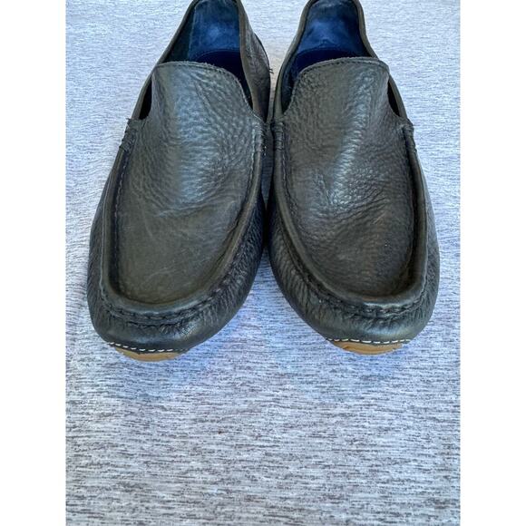 COLE HAAN Men's Black leather shoes, size 10. Loafers/Driving Mocs - Picture 11 of 11